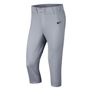 NWT Nike Vapor Select High Waist Grey Baseball Pants Mens Size S (BQ6432-052)